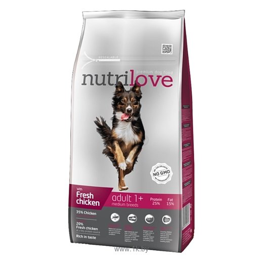 Фотографии Nutrilove (8 кг) Dogs - Dry food - Adult Medium
