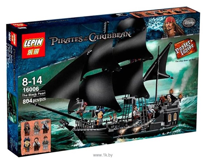 Фотографии Lepin Pirates of the Caribbeans 16006 Черная Жемчужина