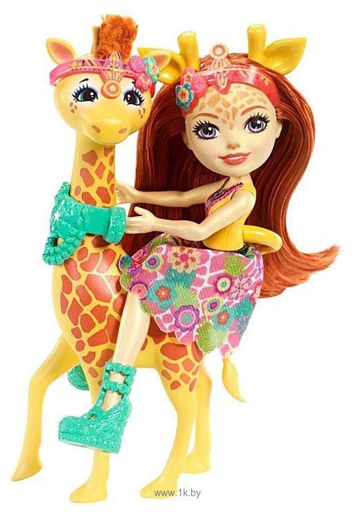 Фотографии Enchantimals Gillian Giraffe Doll & Pawl Figure
