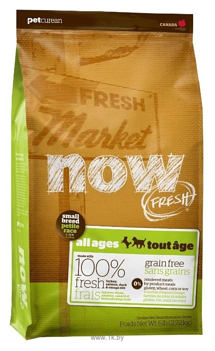 Фотографии NOW FRESH (0.23 кг) Grain Free Small Breed All Ages Recipe Dog Food