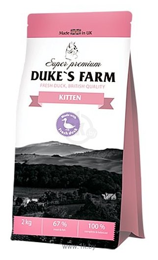 Фотографии DUKE'S FARM (0.3 кг) Для котят с уткой