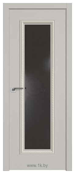 Фотографии ProfilDoors 61SMK (галька матовый, кожа toscana темная, белая патина)