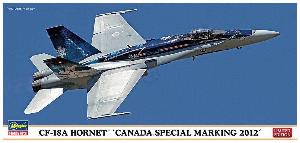 Фотографии Hasegawa Истребитель CF-18A Hornet Canada Special Marking 2012