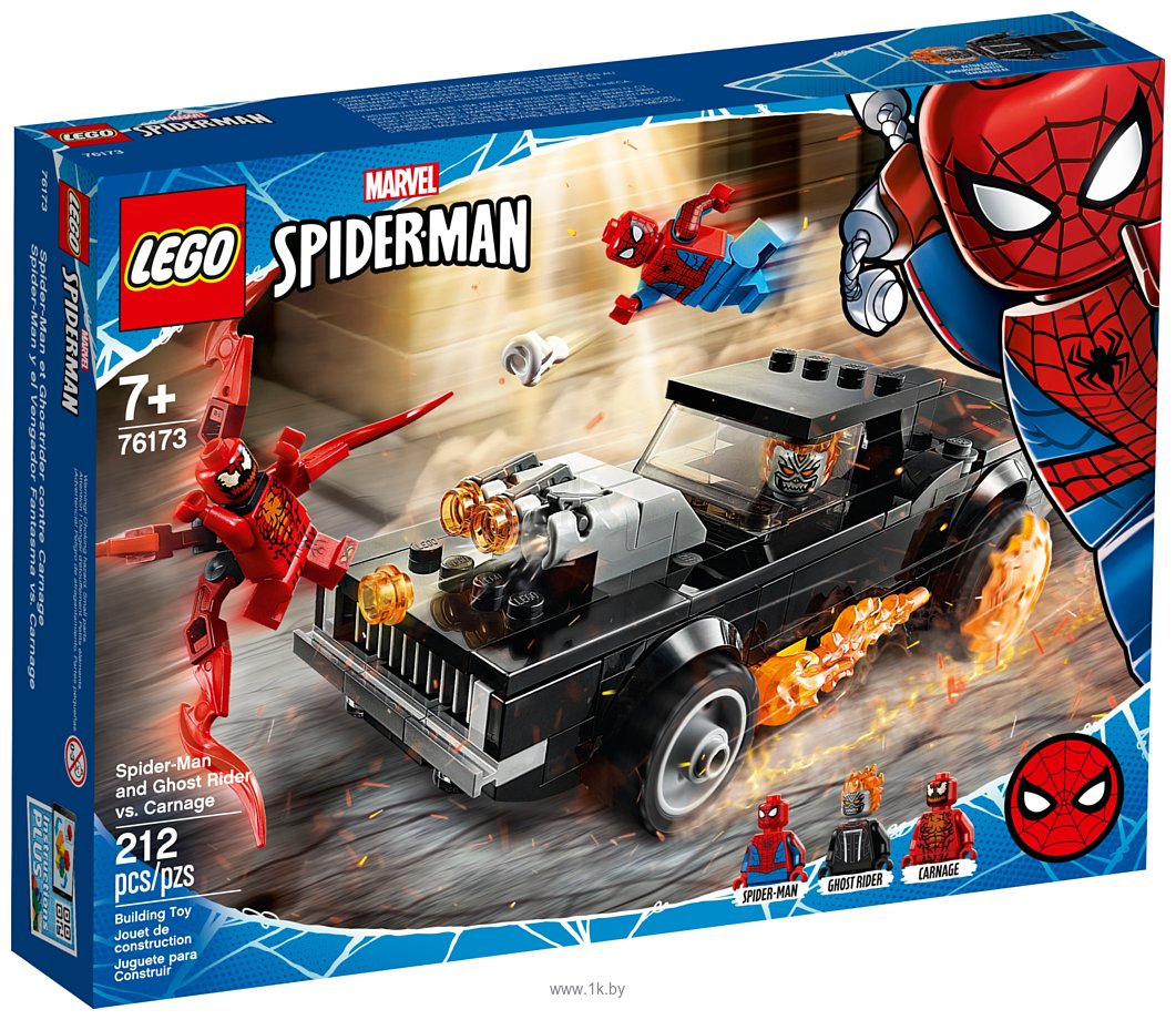 Фотографии LEGO Marvel Super Heroes 76173 Человек-Паук и Призрачный Гонщик против Карнажа