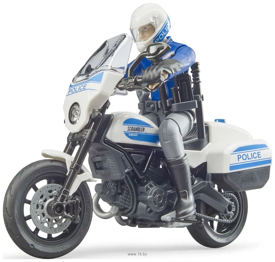 Фотографии Bruder Scrambler Ducati с фигуркой полицейского 62731