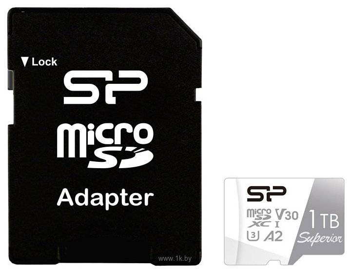 Фотографии Silicon Power Superior microSDXC SP001TBSTXDA2V20SP 1TB (с адаптером)