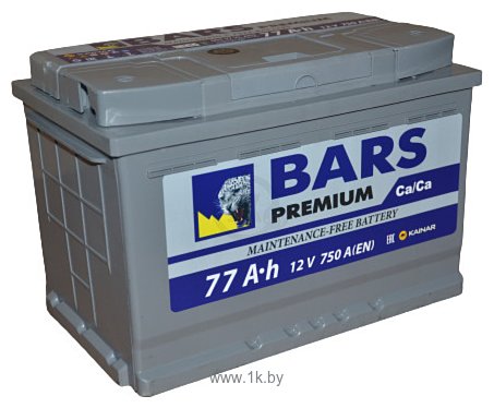 Фотографии BARS Premium 6СТ-77 АПЗ о.п. (77Ah)