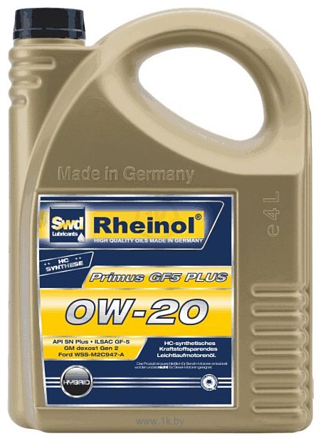 Фотографии Rheinol Primus GF5 Plus 0W-20 4л