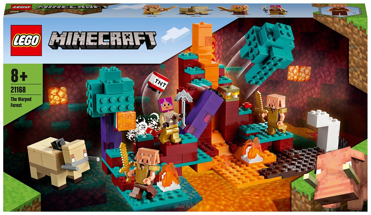 Фотографии LEGO Minecraft 21168 Искажённый лес