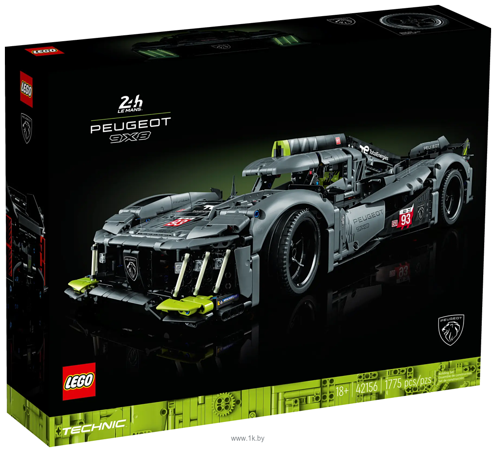 Фотографии LEGO Technic 42156 PEUGEOT 9X8 24H Le Mans Hybrid Hypercar