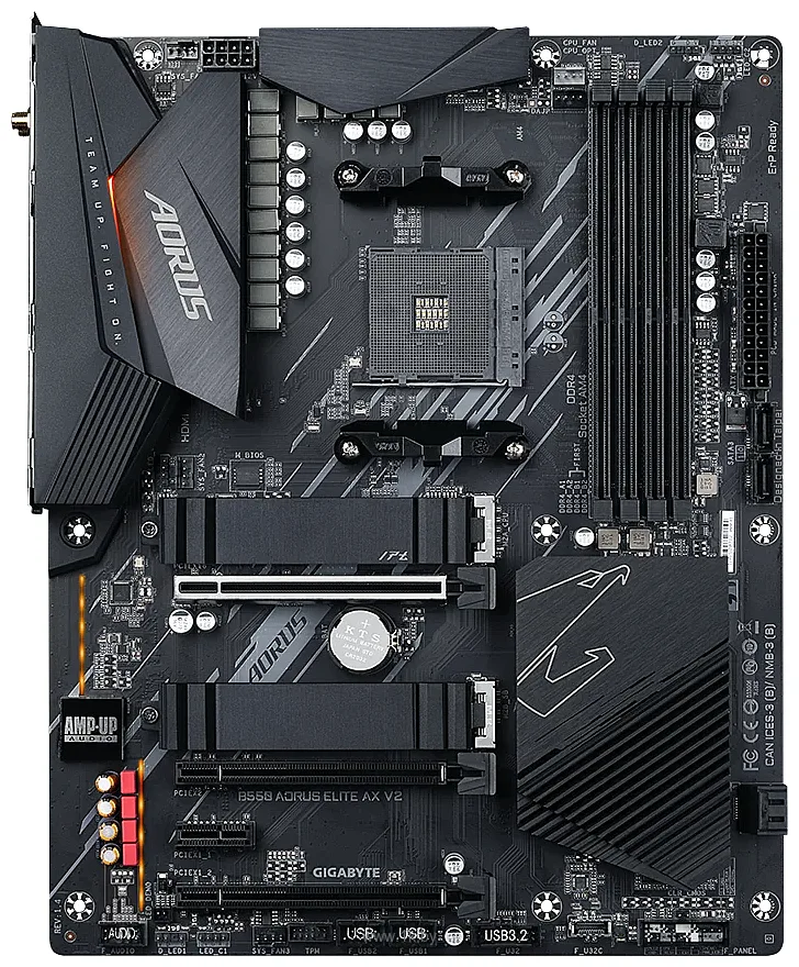 Фотографии Gigabyte B550 Aorus Elite AX V2 (rev. 1.4)
