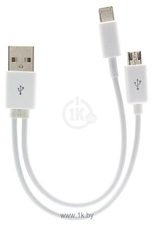 Фотографии USB 2.0 - Lightning/micro-USB 2.0 1 м