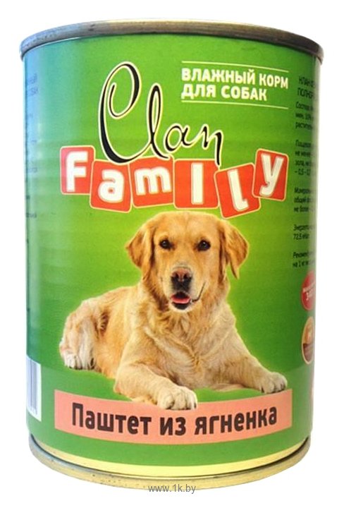 Фотографии CLAN Family Паштет из ягнёнка для собак (0.340 кг) 12 шт.