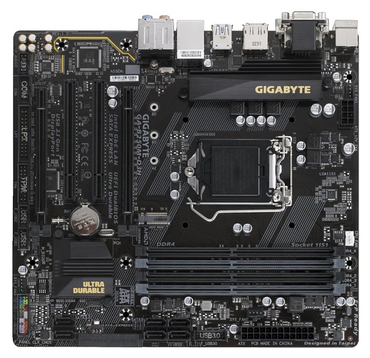 Фотографии GIGABYTE GA-B250M-D3H (rev. 1.0)