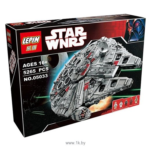 Фотографии Lepin Star Wars 05033 Большой Сокол Тысячелетия аналог Lego 10179