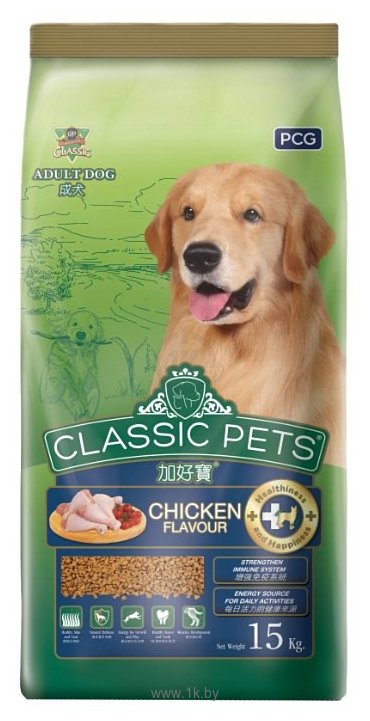 Фотографии Classic Pets (15 кг) Сухой корм для взрослых собак всех пород с курицей