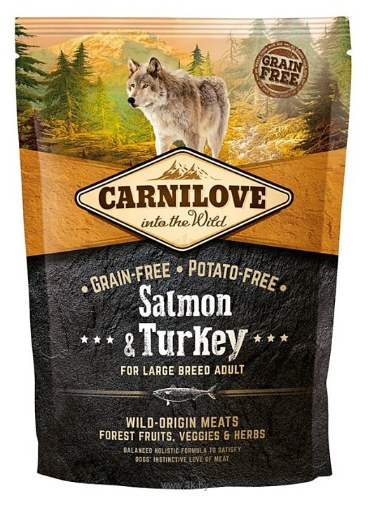 Фотографии Carnilove Carnilove Salmon & Turkey for Large breed adult dogs (1.5 кг)