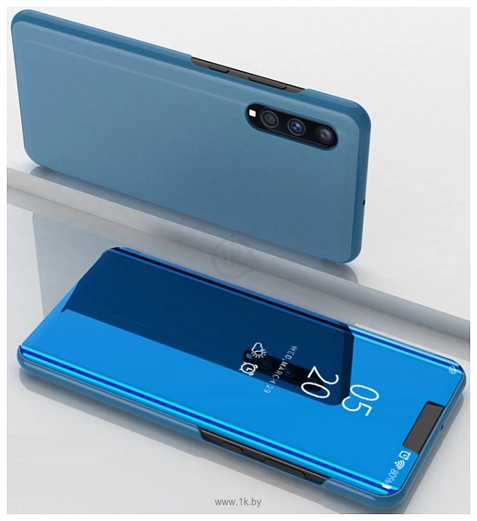 Фотографии Case Smart view для Samsung Galaxy A70 (синий)