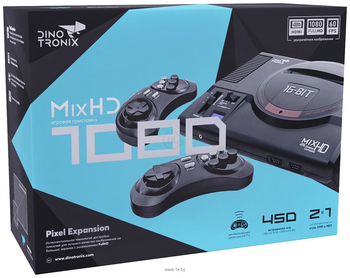 Фотографии Retro Genesis Dinotronix MixHD ZD-09 (450 игр)