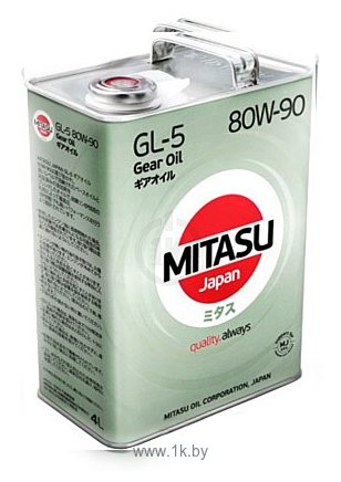 Фотографии Mitasu MJ-431 GEAR OIL GL-5 80W-90 4л