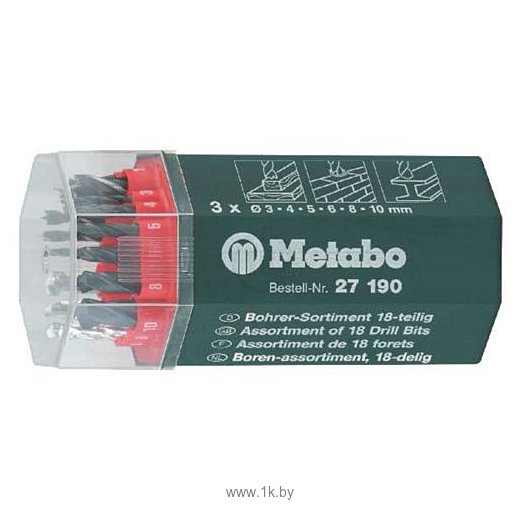 Фотографии Metabo 627190000 18 предметов