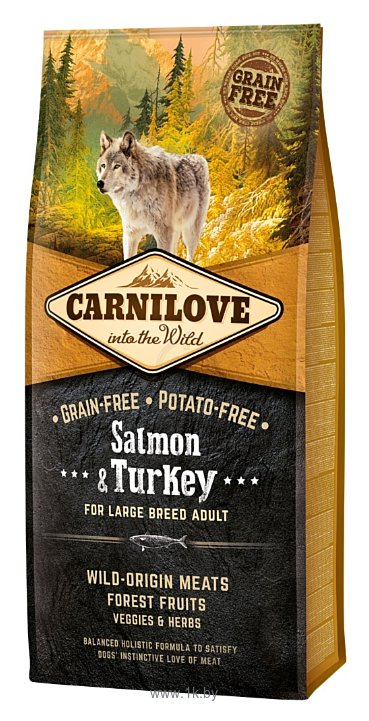 Фотографии Brit Carnilove Salmon & Turkey for Large breed adult dogs (12 кг)
