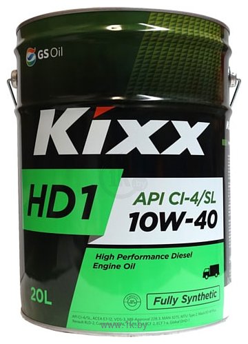 Фотографии Kixx HD1 10W-40 20л