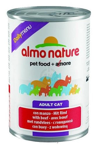 Фотографии Almo Nature (0.4 кг) 1 шт. DailyMenu Adult Cat Beef