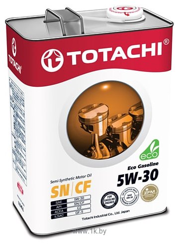 Фотографии Totachi Eco Gasoline Semi-Synthetic SN/CF 5W-30 4л