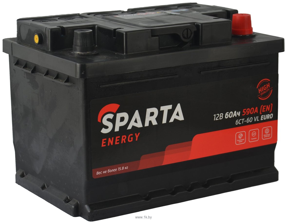 Фотографии Sparta Energy 6CT-60 VL Euro (60Ah)