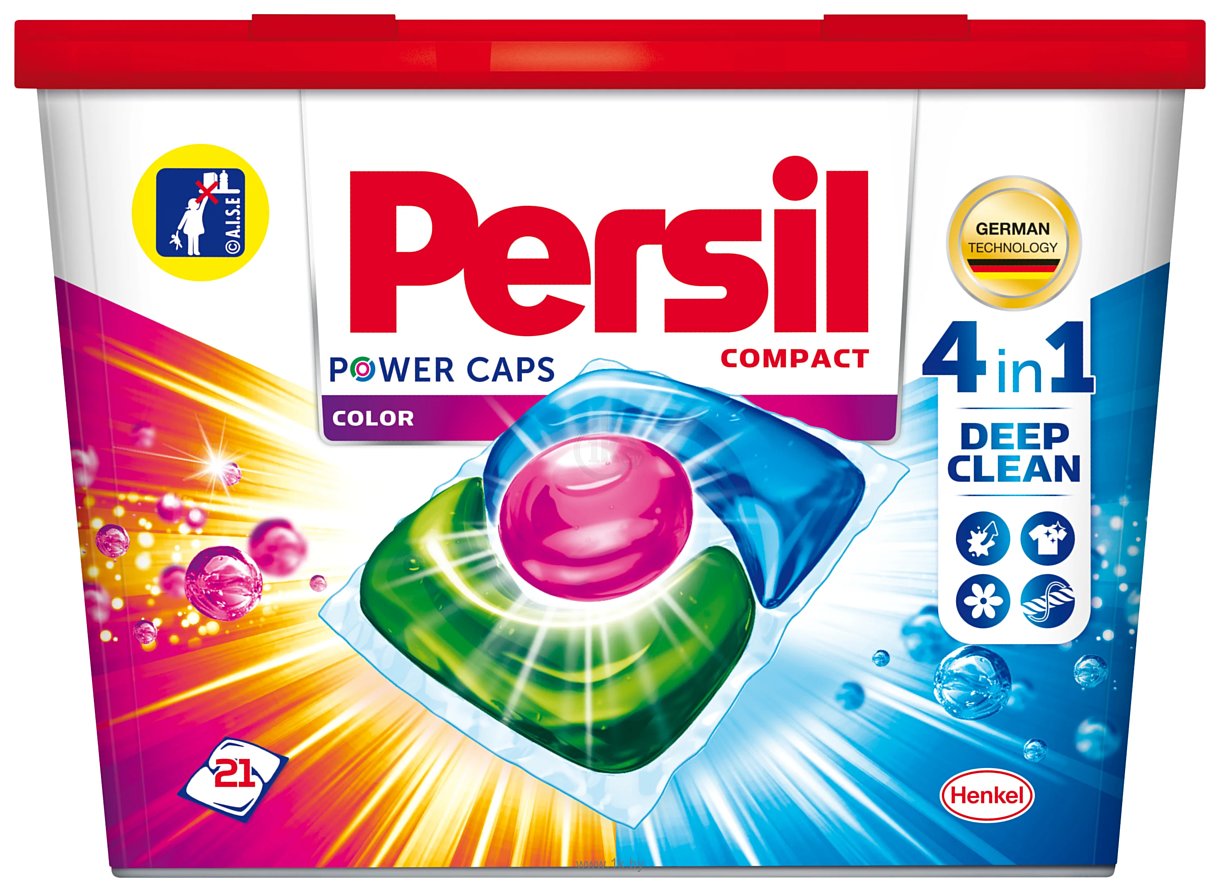 Фотографии Persil Power Caps 4 в 1 Color (21 шт)