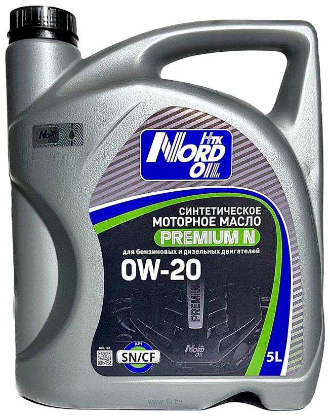 Фотографии Nord Oil Premium N 0W-20 SN/CF 5л