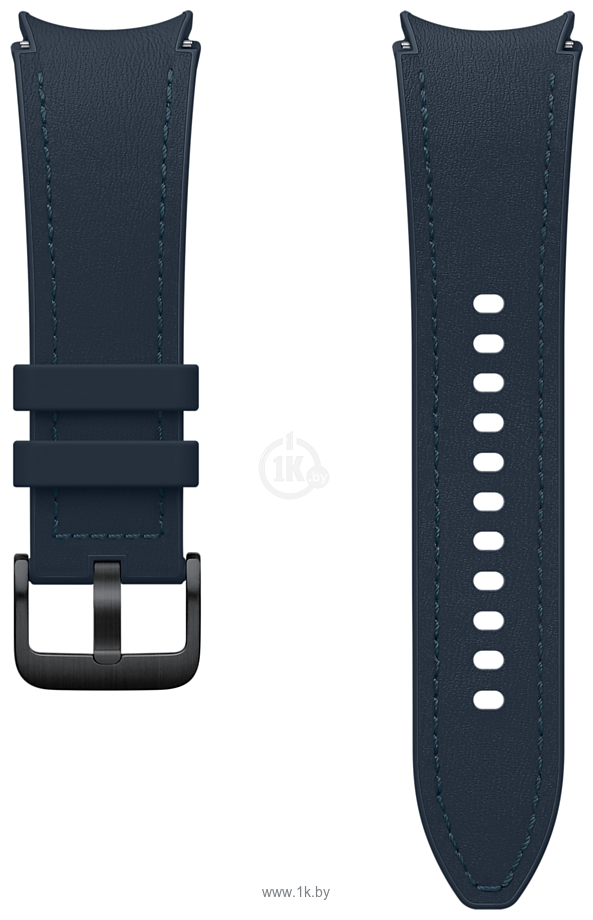 Фотографии Samsung Hybrid Eco-Leather для Samsung Galaxy Watch6 (S/M, синий)