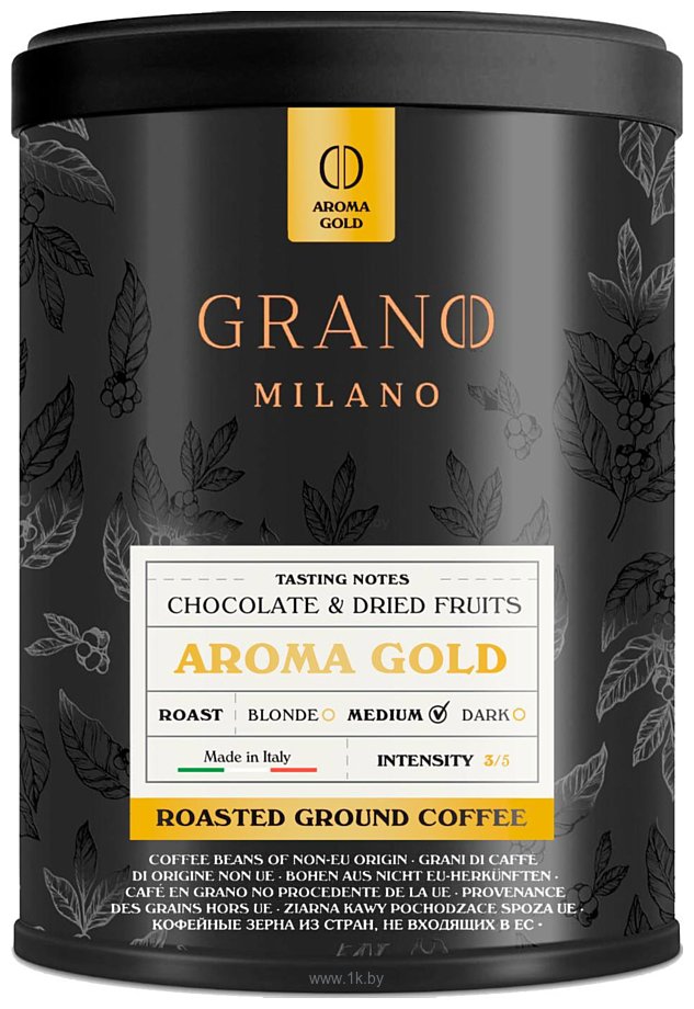 Фотографии Grano Milano Aroma Gold молотый 250 г