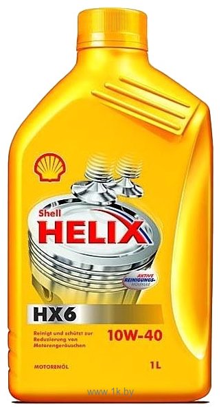 Фотографии Shell Helix HX6 10W-40 1л