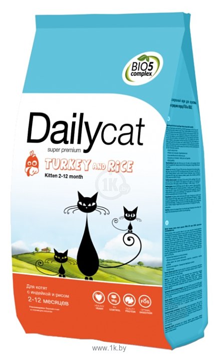 Фотографии DailyCat (3 кг) Kitten Turkey & Rice