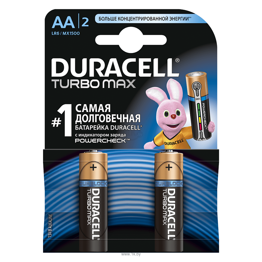 Фотографии DURACELL AA Turbomax 2 шт.