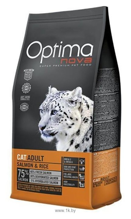 Фотографии OptimaNova (2 кг) Cat Adult Salmon & Rice