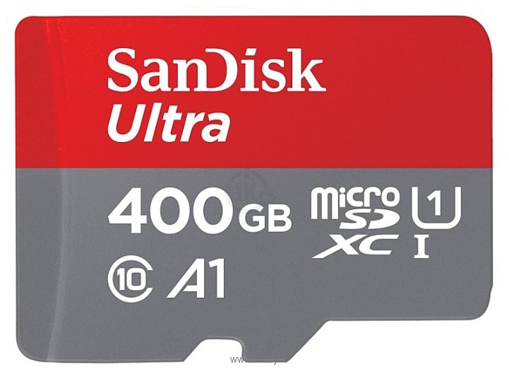 Фотографии SanDisk Ultra microSDXC Class 10 UHS Class 1 A1 100MB/s 400GB + SD adapter