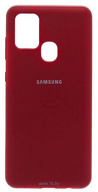 Фотографии EXPERTS Cover Case для Samsung Galaxy M31s (темно-красный)