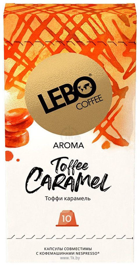 Фотографии LEBO Coffee Taffee Caramel 10x5.5 г