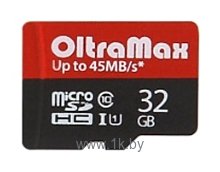 Фотографии Oltramax Elite OM032GCSDHC10UHS-1-ElU1 microSDHC 32GB (с адаптером)