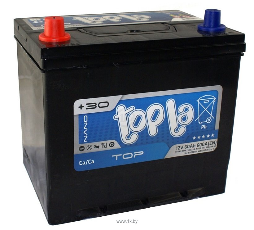 Фотографии Topla Top JIS R (60Ah) (118860)