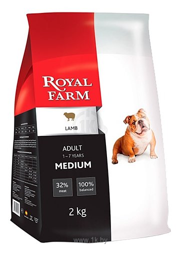 Фотографии Royal Farm (2 кг) Сухой корм для собак Adult Medium Lamb