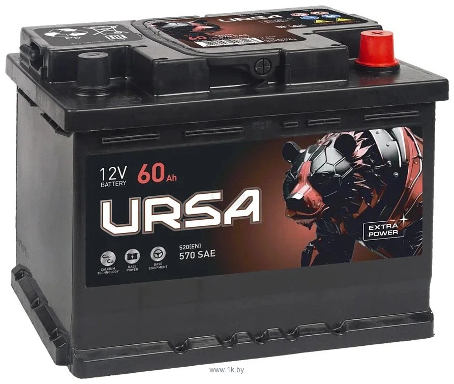 Фотографии Ursa Extra Power 6СТ R+ (60Ah)