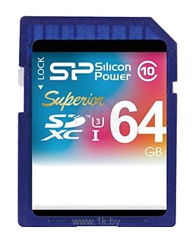 Фотографии Silicon Power Superior SDXC UHS Class 3 Class 10 64GB