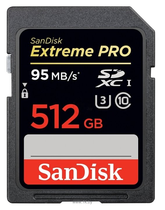 Фотографии Sandisk Extreme Pro SDXC UHS Class 3 95MB/s 512GB
