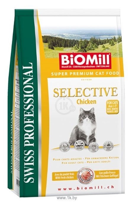 Фотографии Biomill Swiss Professional Cat Selective Chicken (10 кг)