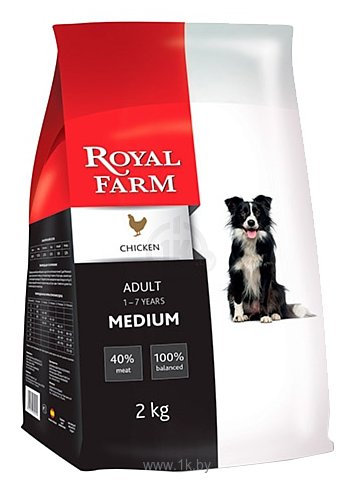 Фотографии Royal Farm (12 кг) Сухой корм для собак Adult Medium Chicken