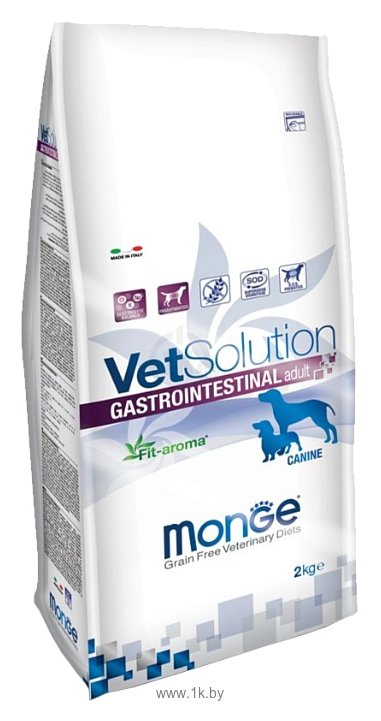 Фотографии Monge (2 кг) VetSolution Gastrointestinal Adult для собак